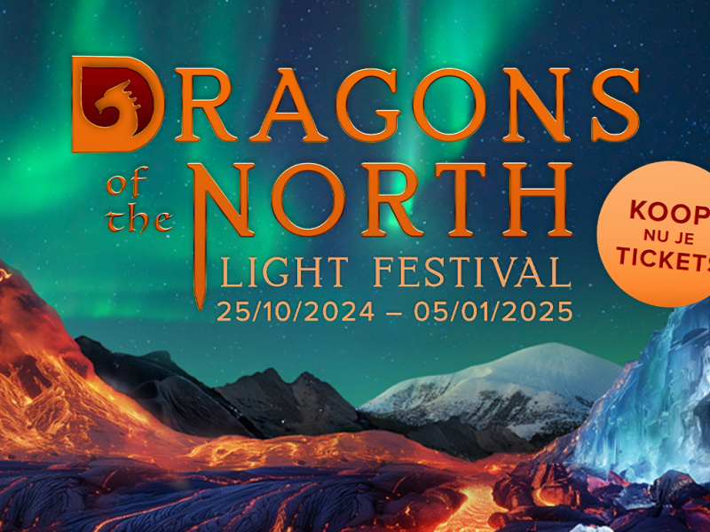 Lichtfestival Dragons of the North brengt deze winter de mystiek van Het Hoge Noorden tot leven in ZOO Planckendael! 